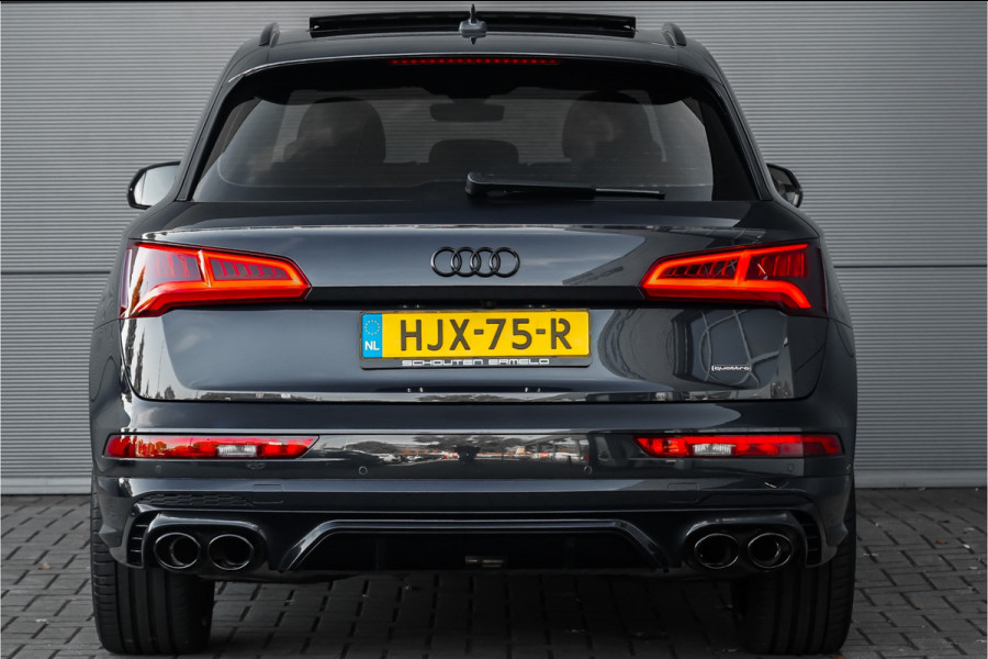 Audi Q5 55 TFSI e Quattro Competition S Pano Leder Luchtv ACC Zwart Optiek Massage Trekhaak