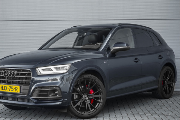 Audi Q5 55 TFSI e Quattro Competition S Pano Leder Luchtv ACC Zwart Optiek Massage Trekhaak
