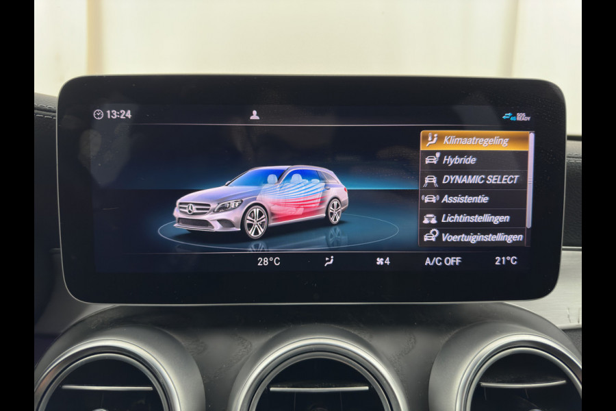 Mercedes-Benz C-Klasse Estate 300 e Business Solution AMG Limited (Plug-in) (INCL-BTW) Aut. *LEATHER-ALCANTARA | MULTIBEAM-LED | NAVI-FULLMAP | TOPVIEW | DAB | CARPLAY | DIGI-COCKPIT | SPORTSEATS | TOWBAR | 18"ALU*