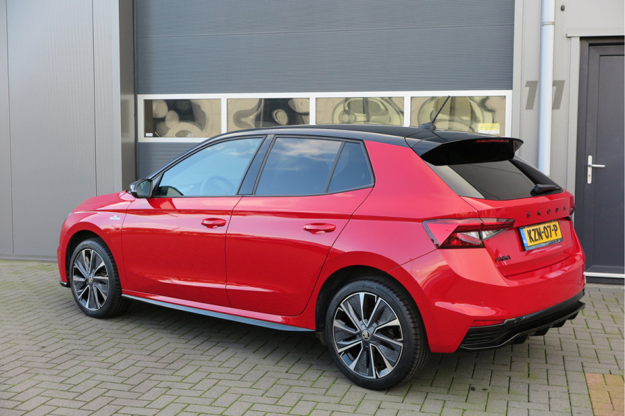 Škoda Fabia 1.0 TSI 70kw 95pk Monte Carlo , Led (Skoda crystal lighting)  , Bi-color, Virtual cockpit, Sportstoelen,Keyless entry/start, Navi via Smartlink, Cruisecontrol, PDC, Camera , LMV. etc.