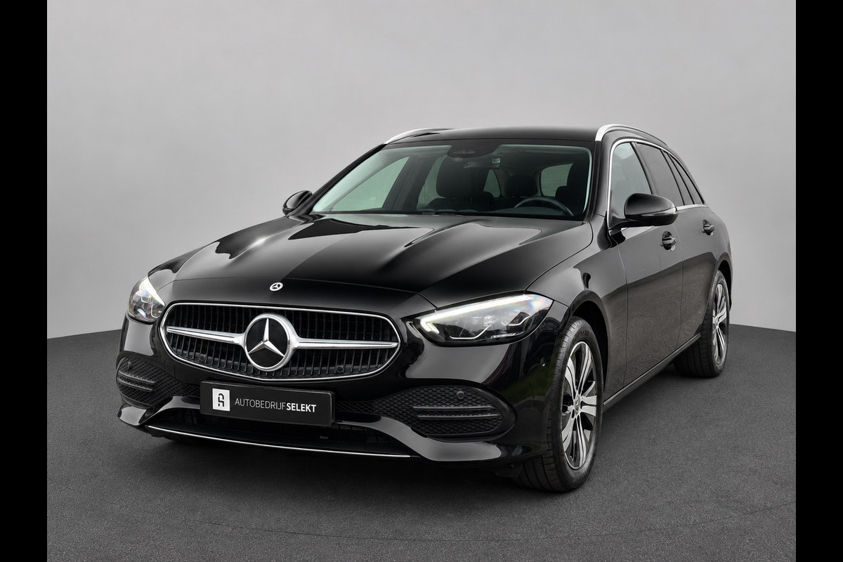 Mercedes-Benz C-Klasse Estate 300 e | Sfeerverlichting | Camera | Carplay | Dodehoek | Elektrische achterklep | Dealer onderhouden
