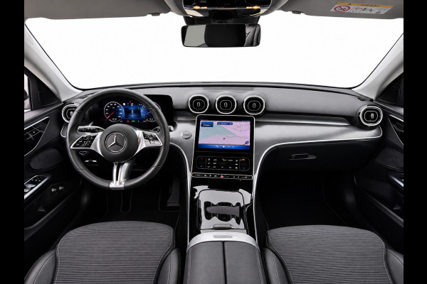 Mercedes-Benz C-Klasse Estate 300 e | Sfeerverlichting | Camera | Carplay | Dodehoek | Elektrische achterklep | Dealer onderhouden