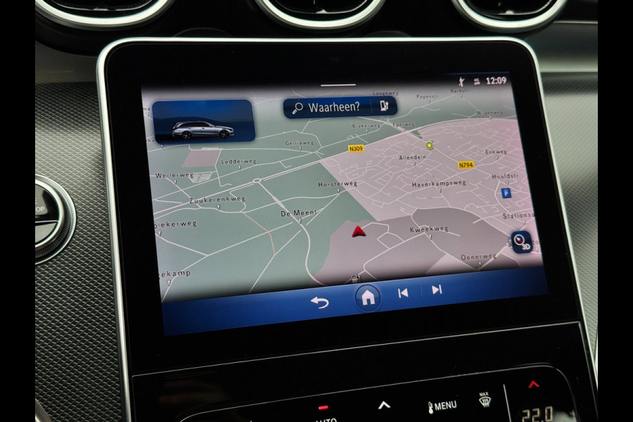 Mercedes-Benz C-Klasse Estate 300 e | Sfeerverlichting | Camera | Carplay | Dodehoek | Elektrische achterklep | Dealer onderhouden