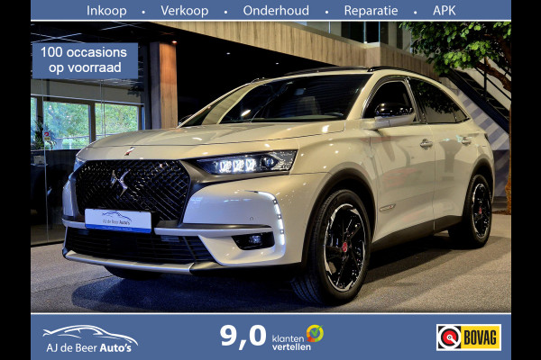 DS 7 Crossback E-Tense Performance Line+ Panorama | Deep Black Alcantara | 360 Camera | Nightvision | Stoelverwarming