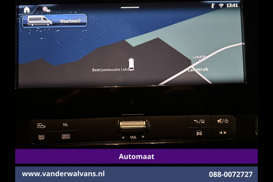 Mercedes-Benz Sprinter 317 CDI 170pk 9G-Tronic Automaat L2H2 Euro6 Airco | Camera | Navigatie | LED | Cruisecontrol | Stoelverwarming Chauffeursstoel, Parkeersensoren, Bijrijdersbank