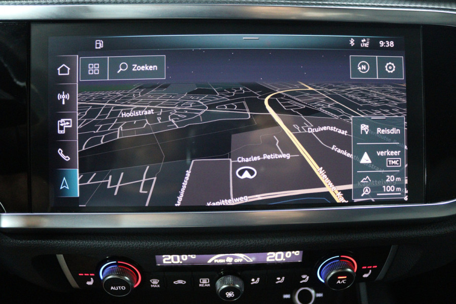 Audi Q3 35 TFSI S Line Pro Line S (TREKHAAK, STOELVERWARMING, CAMERA, CLIMA, CRUISE, LED, ELEKT. STOELEN)