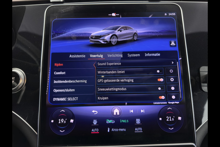 Mercedes-Benz EQS 450+ Luxury Line 108 kWh (3-Fase-22kW) (INCL-BTW) Aut. *PANO | HEAD-UP | LEATHER | FULL-LED | BURMESTER | MEMORY-PACK | ADAPTIVE-CRUISE | BLIND-SPOT | TOP-VIEW | HEATED-COMFORTSEATS | DIGI-COCKPIT | AMBIENT-LIGHT | 20''ALU*