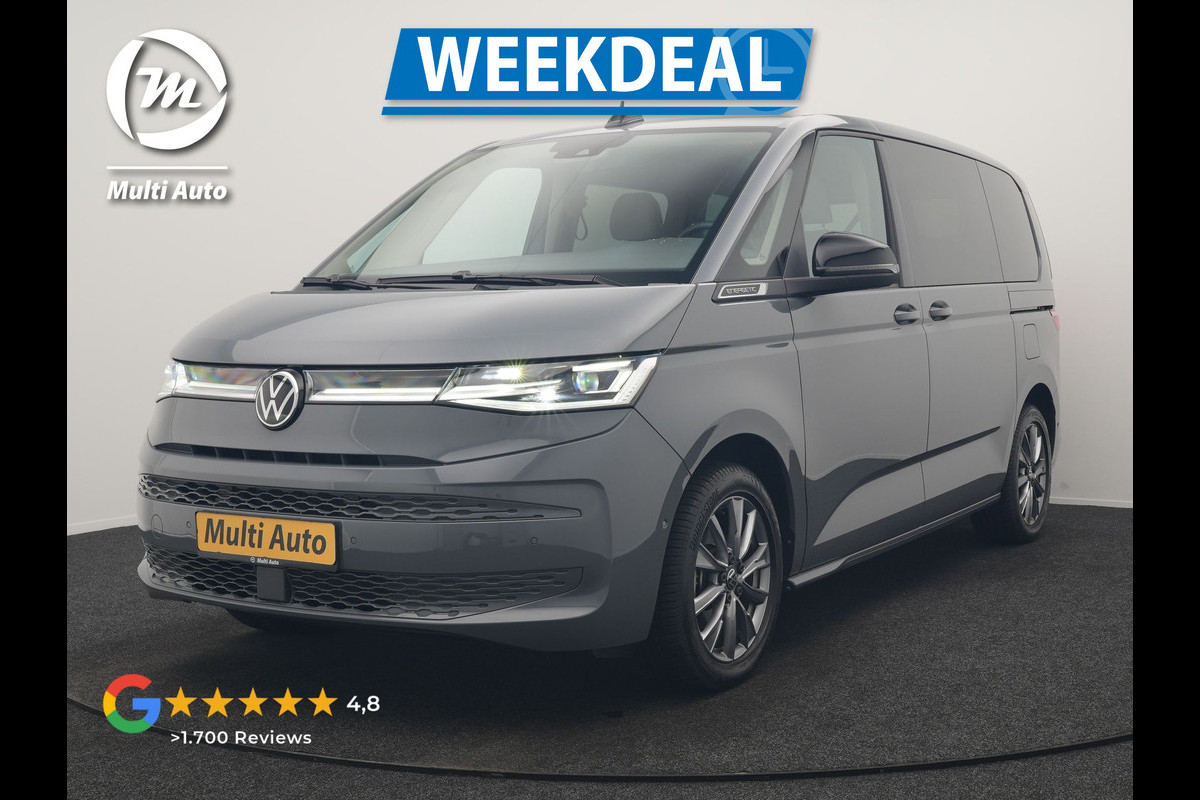 Volkswagen Multivan 1.4 eHybrid Energetic 6 Zits PHEV 218pk Dealer O.H | SOH 96,1% | Trekhaak Af Fabriek | Panodak | IQ Light | Camera | Stoelverwarming | Keyless | Sfeerverlichting | Navigatie | DAB | Cruise Control | Plug In Hybrid |