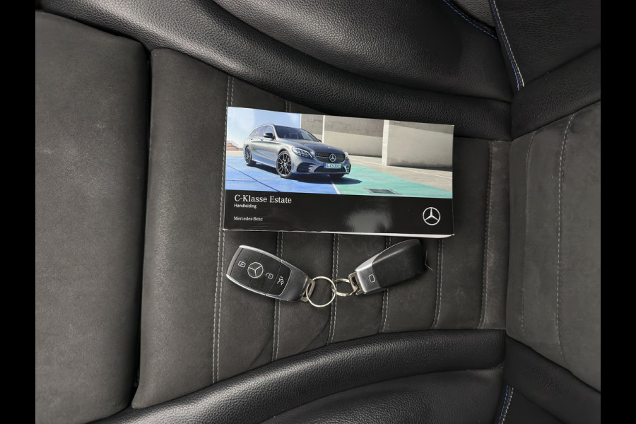 Mercedes-Benz C-Klasse Estate 300 e Business Solution AMG Limited (Plug-in) (INCL-BTW) Aut. *LEATHER-ALCANTARA | MULTIBEAM-LED | NAVI-FULLMAP | TOPVIEW | DAB | CARPLAY | DIGI-COCKPIT | SPORTSEATS | TOWBAR | 18"ALU*