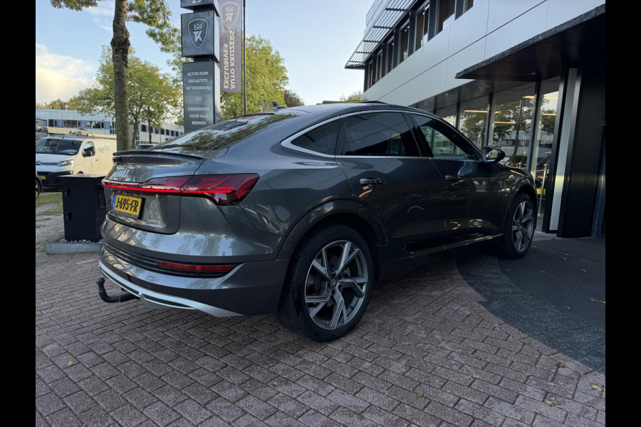 Audi e-tron Sportback 50 quattro S edition 71 kWh S-line Pano Trekhaak Matrx LED DAB Camera LM "21 SOH 87