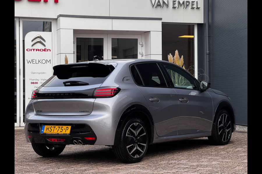 Peugeot 208 1.2 Hybrid 145 e-DCS6 GT | NL-Auto | 360 Camera | Navigatie | Adaptive Cruise | Automaat | Virtual Cockpit