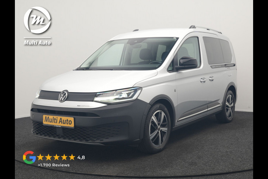 Volkswagen Caddy 5 Persoons 1.5 TSI Panamericana Automaat DSG 115pk Dealer O.H. | Adaptive Cruise | Camera | Stoelverwarming | Apple Carplay | BLIS | Navigatie | DAB | IQ Drive | Travel Assist | Draadloze Telefoonlader | Park Assist |