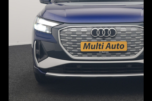 Audi Q4 e-tron 35 2x S Line 55 kWh 170pk | Panodak | Adaptive Cruise | Lederen Sportstoelen & Stuur Verwarmd | Camera | Keyless | 21"L.M | Navigatie | DAB |