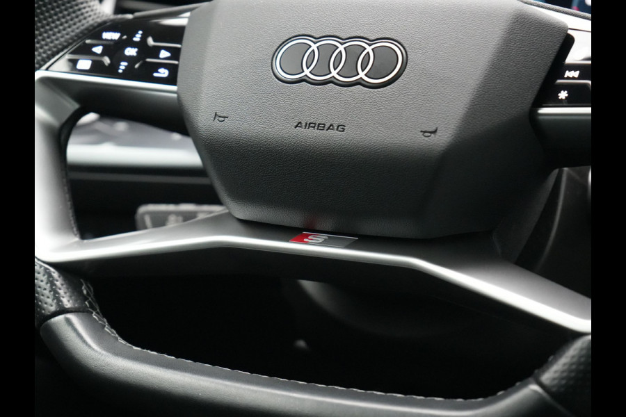 Audi Q4 e-tron 35 2x S Line 55 kWh 170pk | Panodak | Adaptive Cruise | Lederen Sportstoelen & Stuur Verwarmd | Camera | Keyless | 21"L.M | Navigatie | DAB |