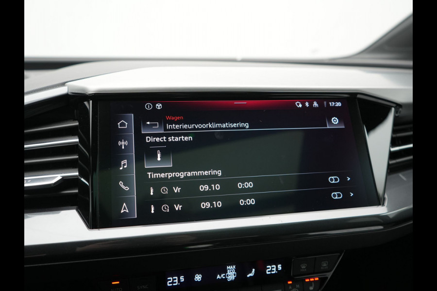 Audi Q4 e-tron 35 2x S Line 55 kWh 170pk | Panodak | Adaptive Cruise | Lederen Sportstoelen & Stuur Verwarmd | Camera | Keyless | 21"L.M | Navigatie | DAB |
