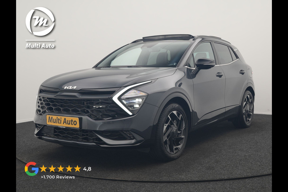 Kia Sportage 1.6 T-GDi AWD GT-PlusLine PHEV 265pk Dealer O.H. | SOH 98% | Trekhaak Afn. | Panodak | 360 Camera | Adaptive Cruise | Harman / Kardon | Lederen Sportstoelen Memory & Ventilatie | BLIS | Keyless | Stoelen & Stuur Verwarmd | Apple Carplay | Plug In Hybrid |