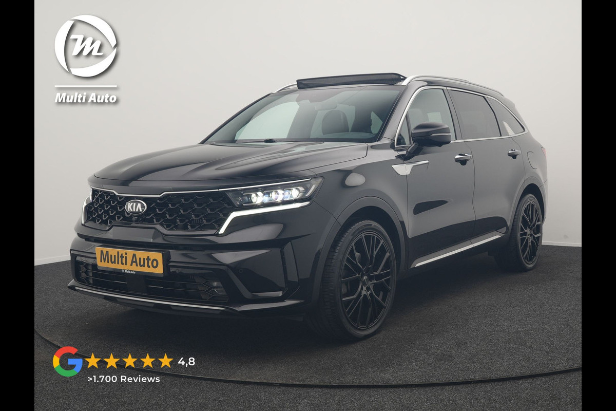 Kia Sorento 1.6 T-GDI 4WD ExecutiveLine PHEV 265pk Dealer O.H. | SOH 97,2% | Trekhaak Afn. | Panodak | Adaptive Cruise | Head Up | 360 Camera | Bose Audio | Lederen Sportstoelen Memory & Ventilatie | BLIS | Keyless | Stoelen & Stuur Verwarmd | Apple Carp Plug In Hybrid |