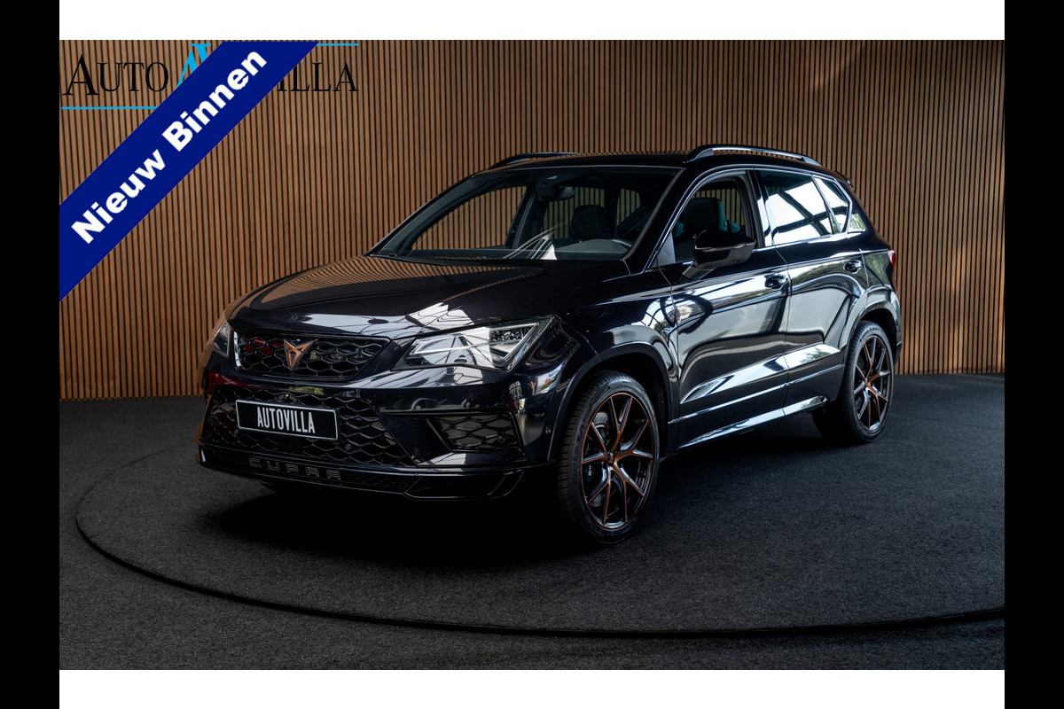 CUPRA Ateca 2.0 TSI 4DRIVE Panodak Virtual 360° Camera Leer/ Alcantara bekleding Navi ACC Climate C. Elektr. bedienbare achterklep PDC LM velgen Beats Audio systeem Elektr. bedienb. trekhaak