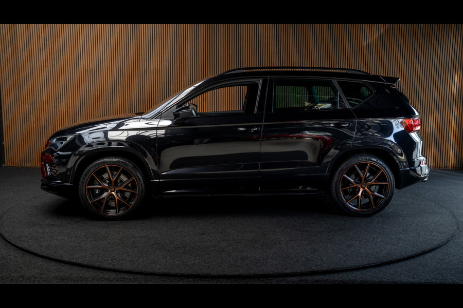 CUPRA Ateca 2.0 TSI 4DRIVE Panodak Virtual 360° Camera Leer/ Alcantara bekleding Navi ACC Climate C. Elektr. bedienbare achterklep PDC LM velgen Beats Audio systeem Elektr. bedienb. trekhaak