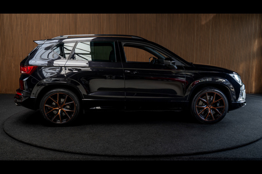 CUPRA Ateca 2.0 TSI 4DRIVE Panodak Virtual 360° Camera Leer/ Alcantara bekleding Navi ACC Climate C. Elektr. bedienbare achterklep PDC LM velgen Beats Audio systeem Elektr. bedienb. trekhaak