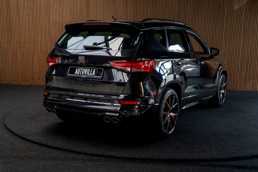 CUPRA Ateca 2.0 TSI 4DRIVE Panodak Virtual 360° Camera Leer/ Alcantara bekleding Navi ACC Climate C. Elektr. bedienbare achterklep PDC LM velgen Beats Audio systeem Elektr. bedienb. trekhaak