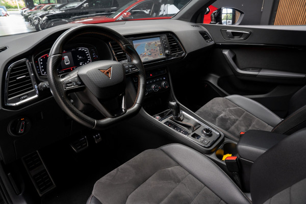 CUPRA Ateca 2.0 TSI 4DRIVE Panodak Virtual 360° Camera Leer/ Alcantara bekleding Navi ACC Climate C. Elektr. bedienbare achterklep PDC LM velgen Beats Audio systeem Elektr. bedienb. trekhaak