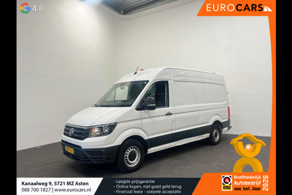 Volkswagen Crafter 35 2.0 TDI L3H3 Trendline RDW 140pk Camera PDC Achter Cruise Control Airco CarPlay Trekhaak 3000kg Bluetooth Composition Media Verwarmbare Voorruit Elek. Spiegels Elek. Ramen Centrale Vergrendeling Comfortstoel