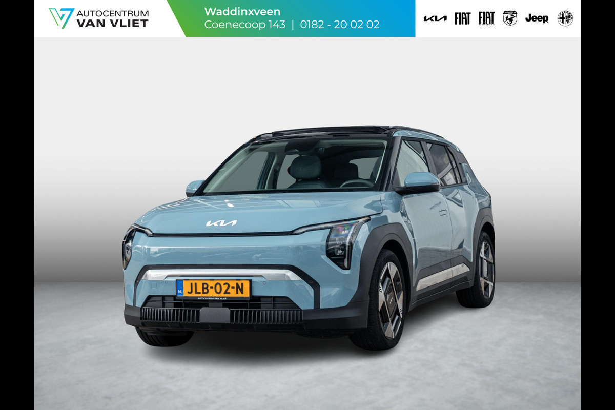Kia EV3 Plus Advanced 81.4 kWh l Long range l Schuifkantel dak l Stoel en stuurwielverwarming l Lederlook bekleding l Accu SOH 99,1 % l