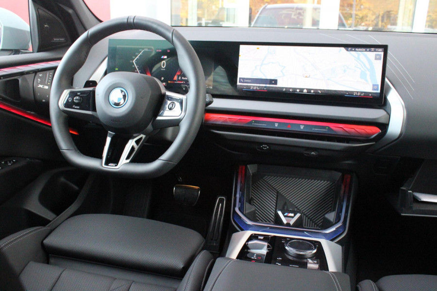 BMW X3 30e xDRIVE M-SPORT 299PK | M-SPORTPAKKET 337 MET O.A. M AERODYNAMICA PAKKET - SHADOWLINE RAAMOMLIJSTING - M-SPORT ONDERSTEL - M-INTERIEUR PAKKET - VEGANZA LEDEREN BEKLEDING - M-SPORT INTERIEURLIJSTEN - M-SPORTSTUUR - M ZWARTE HEMELBEKLEDING | PREMIUM PACK MET O.A. LENDESTEUN ELEKTRISCH VERSTELBAAR OP DE VOORSTOELEN - HARMAN KARDON PREMIUM ADIO - TRAVEL EN COMFORT SYSTEM - ADAPTIEVE FULL LED KOPLAMPEN | PROFESSIONAL PACK MET O.A. PARKING ASSISTANT PLUS - DRIVING ASSISTANT PLUS - INTERIEUR CAMERA - BMW LIVE COCKPIT PROFESSIONAL | ELEKTRISCHE VERSTELBARE SPORTSTOELEM MET