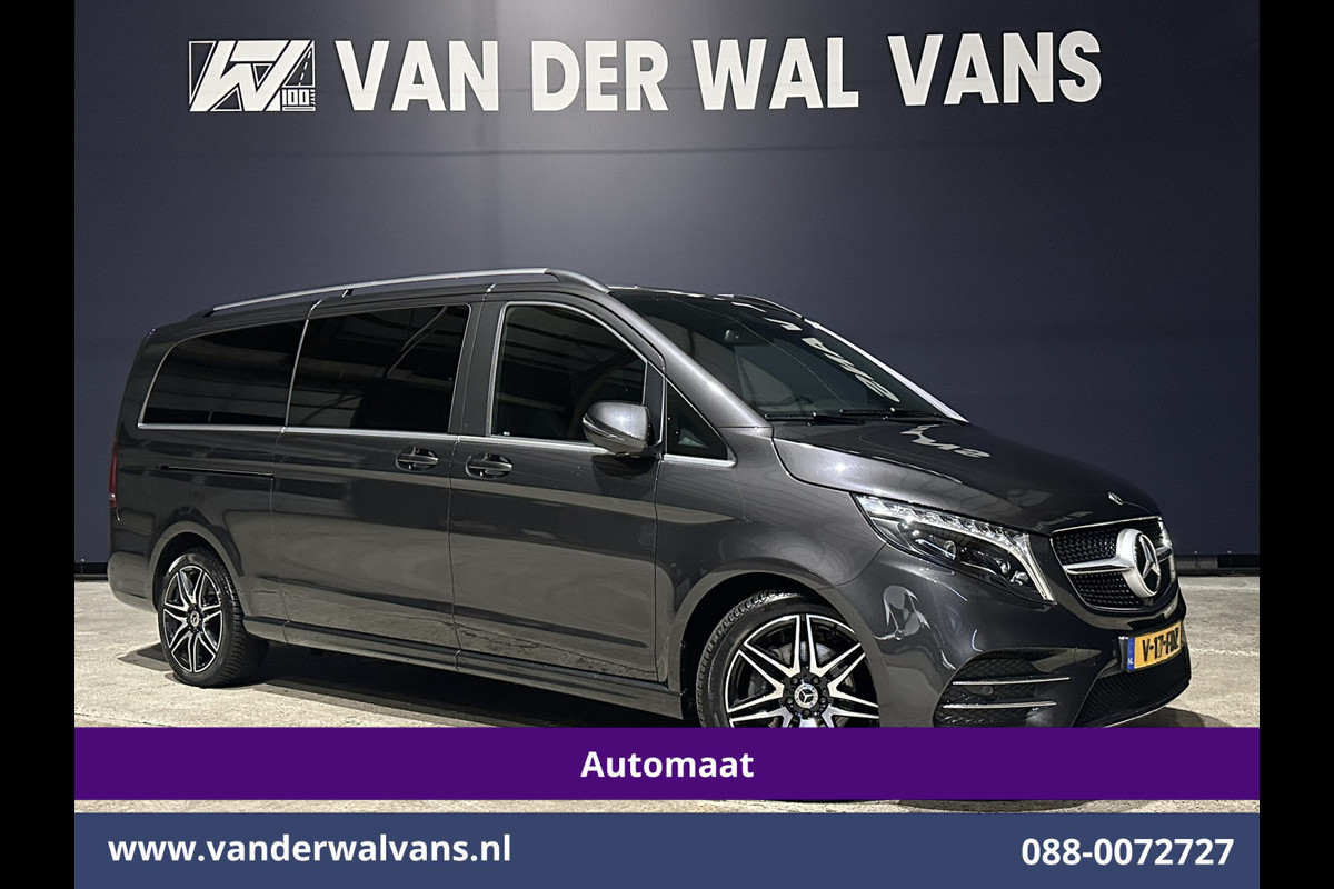 Mercedes-Benz V-Klasse 300d 237pk 9G-Tronic Automaat L3H1 Dubbele Cabine Euro6 Airco | 5-Zits | 2x elektrische zijdeur | Camera | Navigatie | LED, Leder, LM Velgen, Apple Carplay, Android Auto, Adaptieve Cruisecontrol, Stoelkoeling/verwarming, Elektrisch bedienbare achterklep, Parkeersensoren