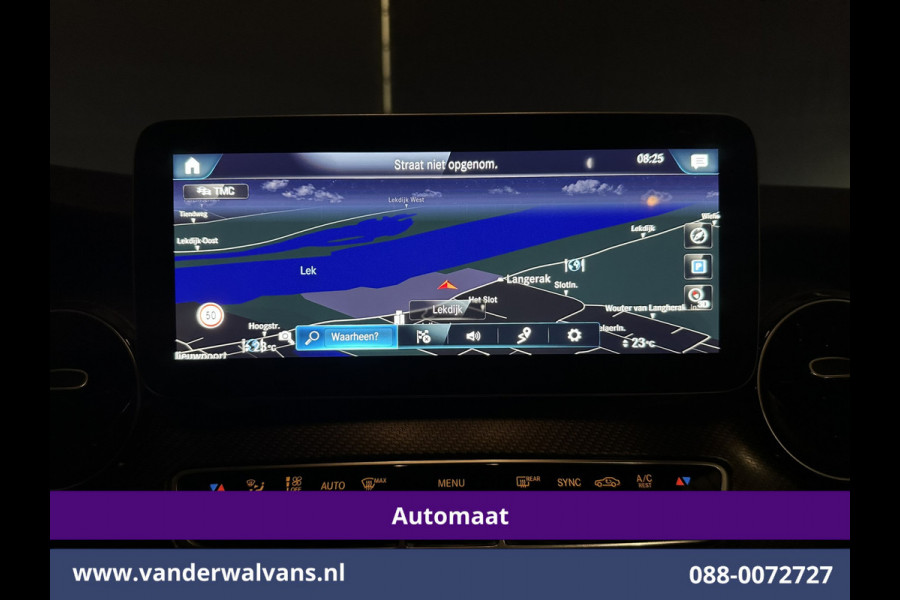 Mercedes-Benz V-Klasse 300d 237pk 9G-Tronic Automaat L3H1 Dubbele Cabine Euro6 Airco | 5-Zits | 2x elektrische zijdeur | Camera | Navigatie | LED, Leder, LM Velgen, Apple Carplay, Android Auto, Adaptieve Cruisecontrol, Stoelkoeling/verwarming, Elektrisch bedienbare achterklep, Parkeersensoren