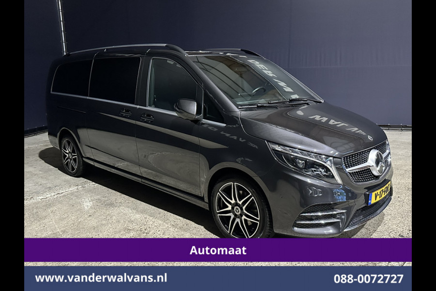 Mercedes-Benz V-Klasse 300d 237pk 9G-Tronic Automaat L3H1 Dubbele Cabine Euro6 Airco | 5-Zits | 2x elektrische zijdeur | Camera | Navigatie | LED, Leder, LM Velgen, Apple Carplay, Android Auto, Adaptieve Cruisecontrol, Stoelkoeling/verwarming, Elektrisch bedienbare achterklep, Parkeersensoren