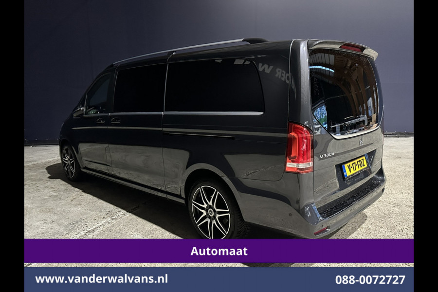 Mercedes-Benz V-Klasse 300d 237pk 9G-Tronic Automaat L3H1 Dubbele Cabine Euro6 Airco | 5-Zits | 2x elektrische zijdeur | Camera | Navigatie | LED, Leder, LM Velgen, Apple Carplay, Android Auto, Adaptieve Cruisecontrol, Stoelkoeling/verwarming, Elektrisch bedienbare achterklep, Parkeersensoren