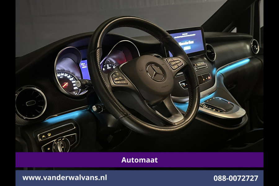 Mercedes-Benz V-Klasse 300d 237pk 9G-Tronic Automaat L3H1 Dubbele Cabine Euro6 Airco | 5-Zits | 2x elektrische zijdeur | Camera | Navigatie | LED, Leder, LM Velgen, Apple Carplay, Android Auto, Adaptieve Cruisecontrol, Stoelkoeling/verwarming, Elektrisch bedienbare achterklep, Parkeersensoren