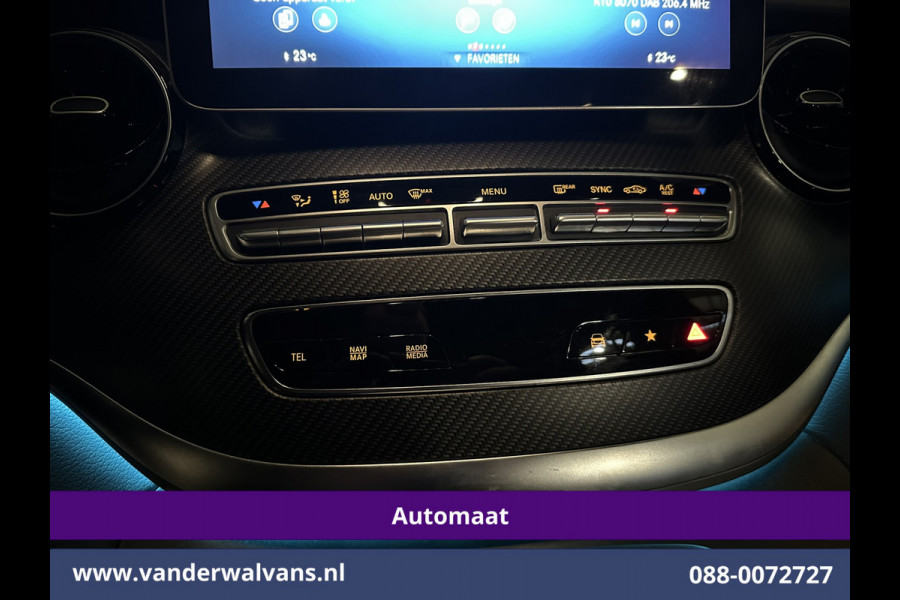 Mercedes-Benz V-Klasse 300d 237pk 9G-Tronic Automaat L3H1 Dubbele Cabine Euro6 Airco | 5-Zits | 2x elektrische zijdeur | Camera | Navigatie | LED, Leder, LM Velgen, Apple Carplay, Android Auto, Adaptieve Cruisecontrol, Stoelkoeling/verwarming, Elektrisch bedienbare achterklep, Parkeersensoren