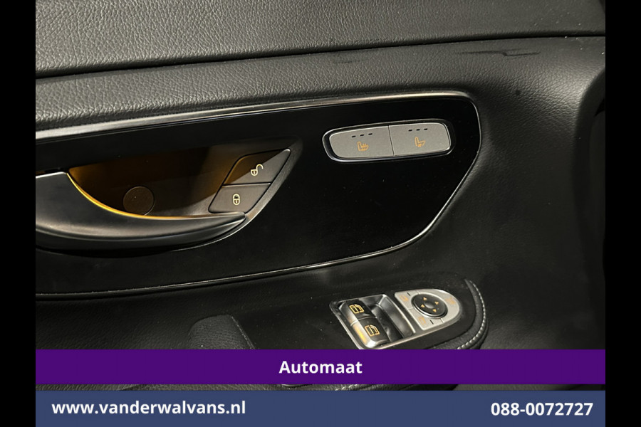 Mercedes-Benz V-Klasse 300d 237pk 9G-Tronic Automaat L3H1 Dubbele Cabine Euro6 Airco | 5-Zits | 2x elektrische zijdeur | Camera | Navigatie | LED, Leder, LM Velgen, Apple Carplay, Android Auto, Adaptieve Cruisecontrol, Stoelkoeling/verwarming, Elektrisch bedienbare achterklep, Parkeersensoren
