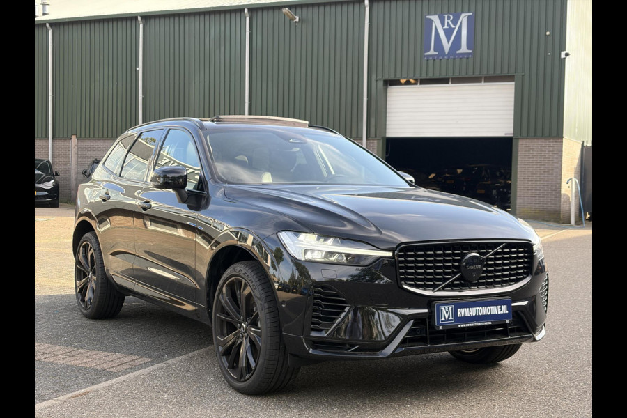 Volvo XC60 2.0 T6 Plug-in hybrid AWD Plus Black Edition NAPPALEDER + STOELVENTILATIE| HARMAN KARDON| PANO| 360 CAMERA| MEMORY STOELEN|