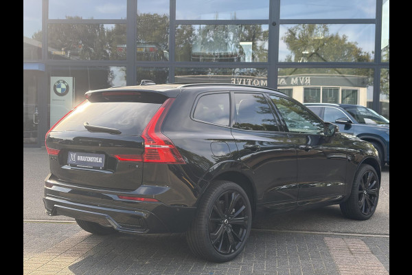 Volvo XC60 2.0 T6 Plug-in hybrid AWD Plus Black Edition NAPPALEDER + STOELVENTILATIE| HARMAN KARDON| PANO| 360 CAMERA| MEMORY STOELEN|