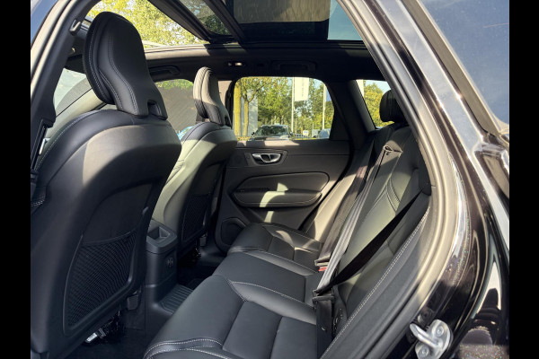 Volvo XC60 2.0 T6 Plug-in hybrid AWD Plus Black Edition NAPPALEDER + STOELVENTILATIE| HARMAN KARDON| PANO| 360 CAMERA| MEMORY STOELEN|