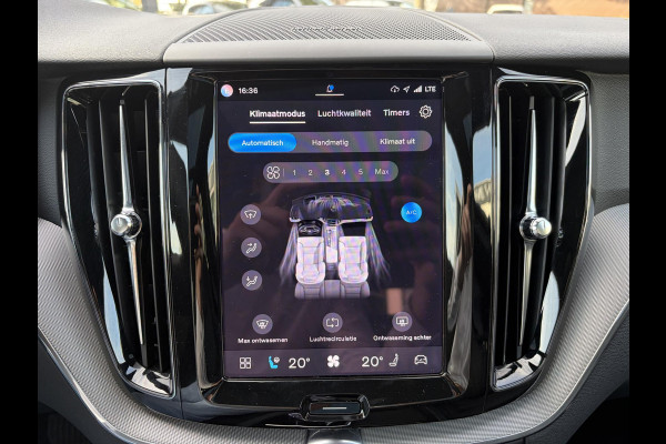 Volvo XC60 2.0 T6 Plug-in hybrid AWD Plus Black Edition NAPPALEDER + STOELVENTILATIE| HARMAN KARDON| PANO| 360 CAMERA| MEMORY STOELEN|