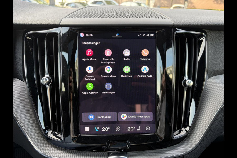 Volvo XC60 2.0 T6 Plug-in hybrid AWD Plus Black Edition NAPPALEDER + STOELVENTILATIE| HARMAN KARDON| PANO| 360 CAMERA| MEMORY STOELEN|