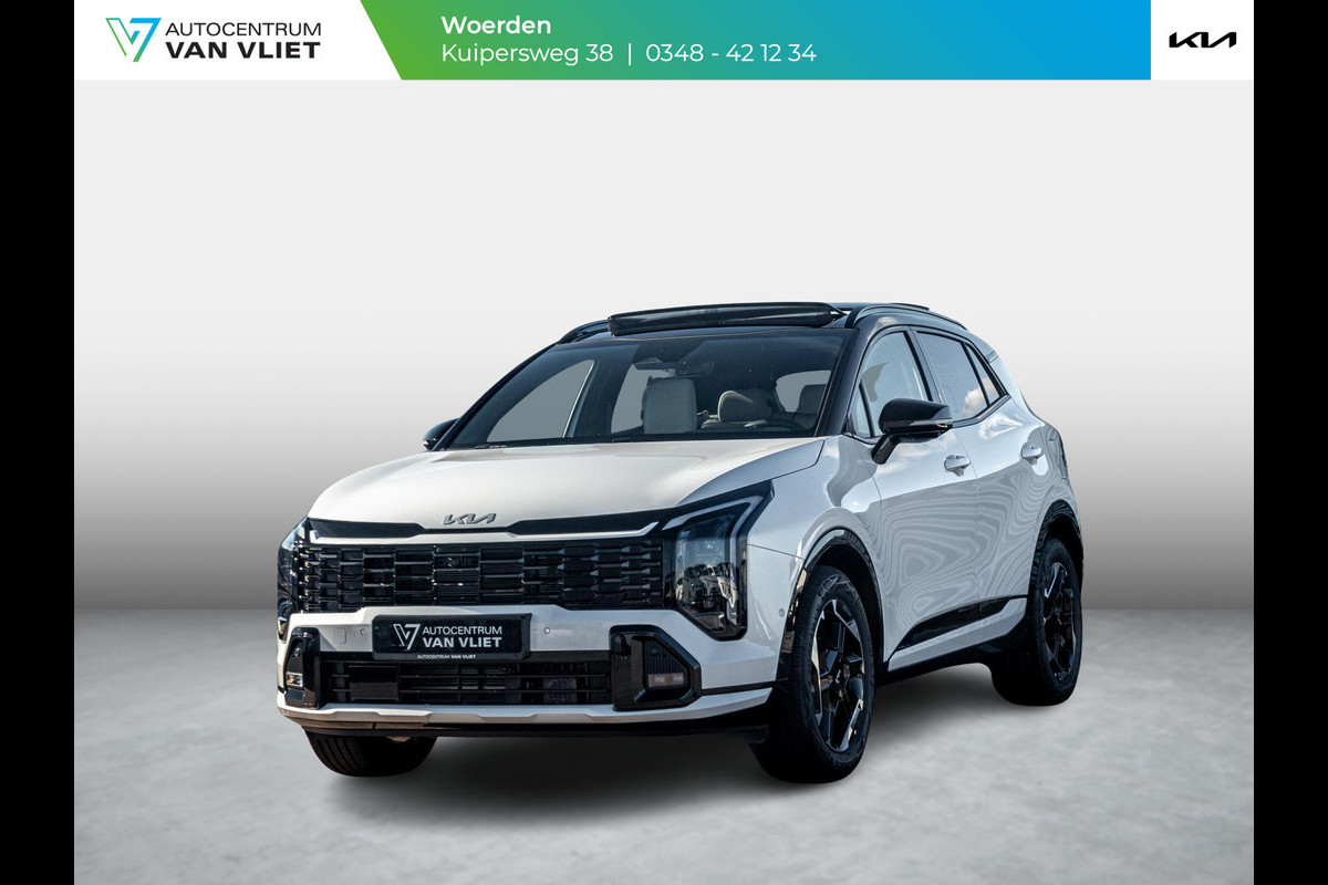 Kia Sportage 1.6 T-GDi Hybrid GT-PlusLine | Actieprijs* | Navi. | Clima. | Adapt. Cruise. | Stoel&Stuur Verwarming | Dodehoekcamera | Panodak | GT-Line Bekleding In Suède/Lederlook | Parkeersensoren | Harman Kardon | Slimme Parkeerassistentie