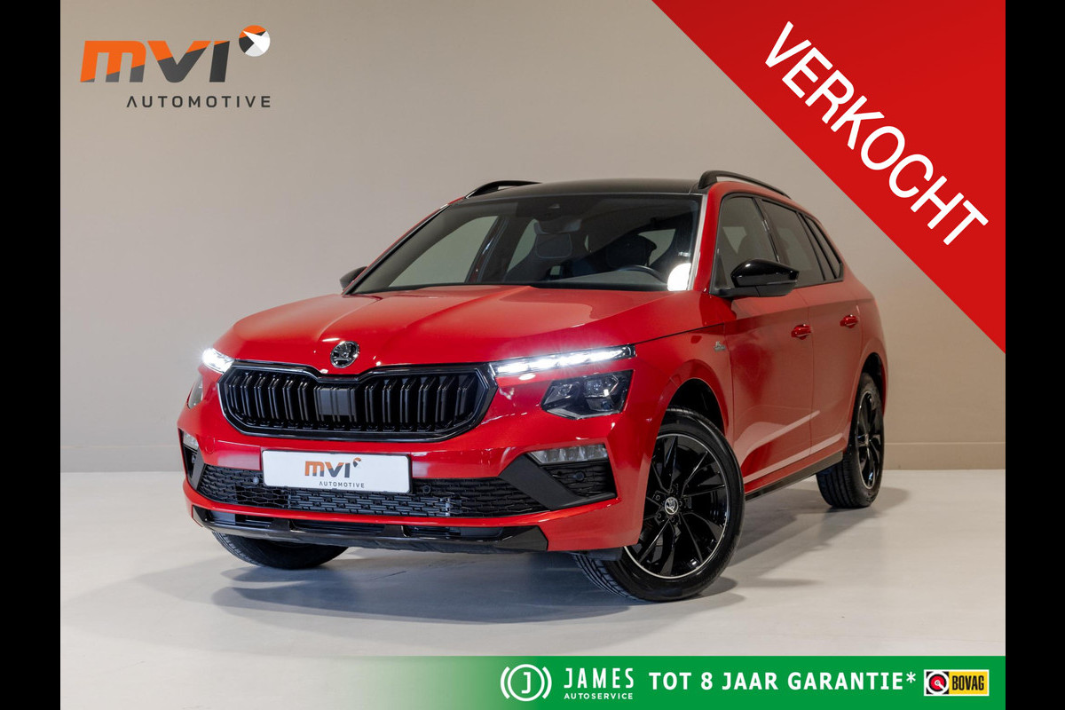 Škoda Kamiq 1.5 TSI ACT Monte Carlo Facelift / 150pk / Panorama dak / Achteruitrij camera / Stoelverwarming / Dodehoek herkenning /