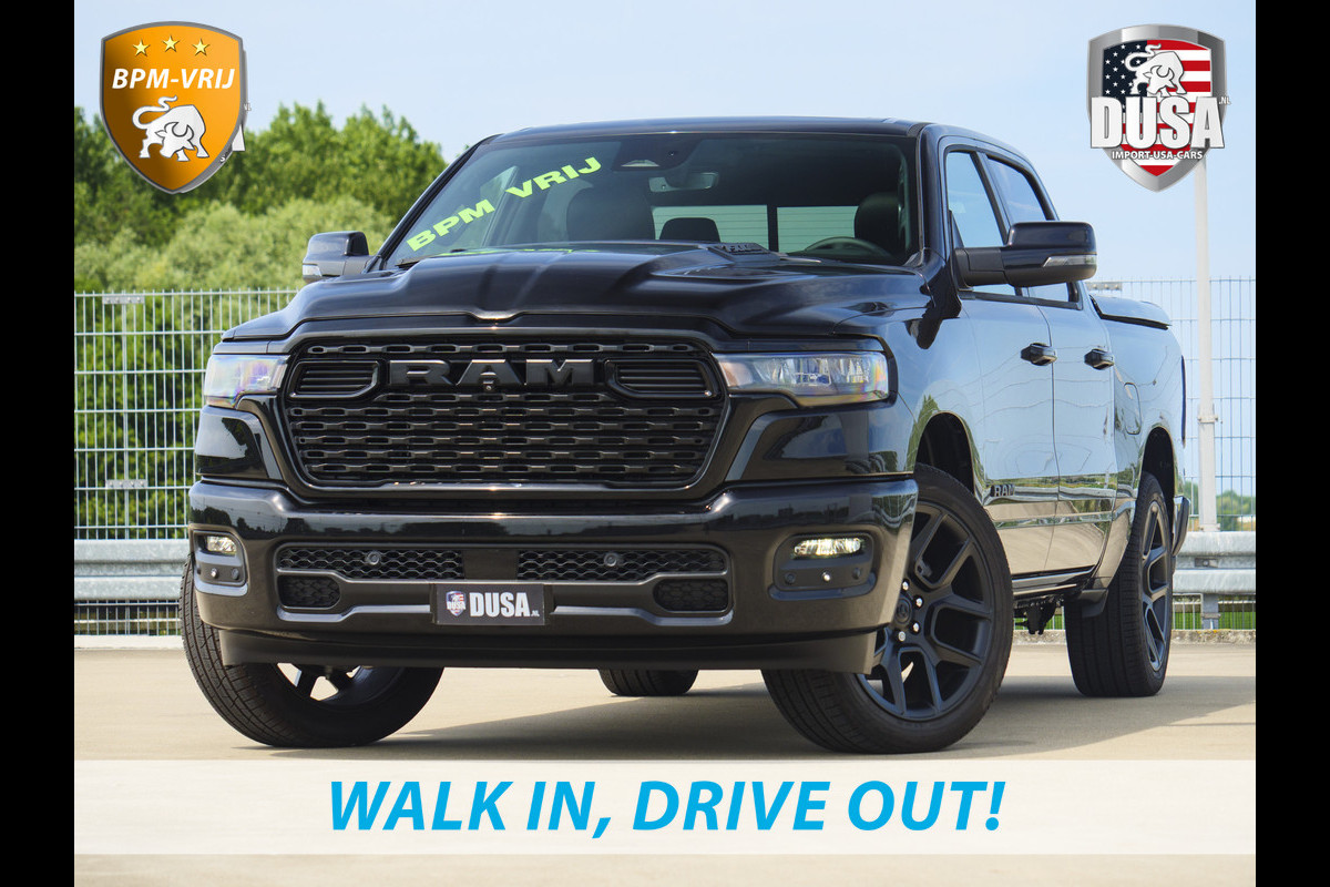 Dodge Ram 1500 | Sport | Night Edition | 3.0L I6 Hurricane | 4X4 | BPM-VRIJ | 14,4-inch Touchscreen | Passenger Display | Getoonde accessoires zijn verkrijgbaar tegen meerprijs