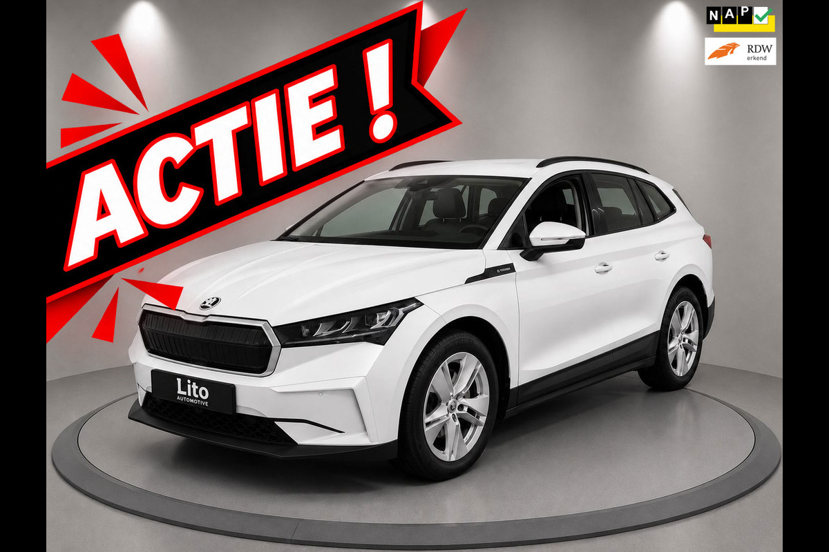 Škoda ENYAQ iV 60|PANO|1/2 LEDER|AIRCO|NAVI|NL-AUTO|NAP|