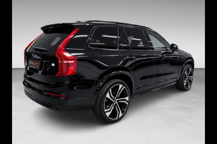 Volvo XC90 2.0 T8 Recharge R-DESIGN 7P BLACK-LINE 22'' L-RANGE LEDER/H-UP/M+KOELING-STOELEN/360CAM/ADAPT-CRUISE///