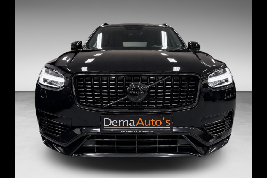 Volvo XC90 2.0 T8 Recharge R-DESIGN 7P BLACK-LINE 22'' L-RANGE LEDER/H-UP/M+KOELING-STOELEN/360CAM/ADAPT-CRUISE///