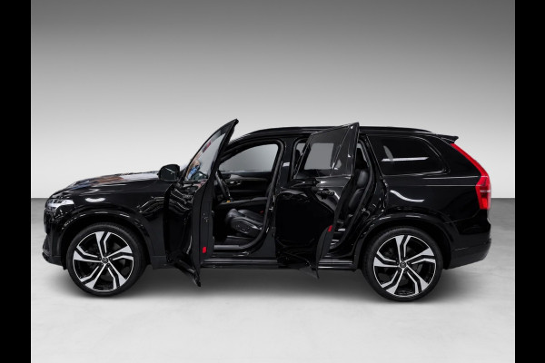 Volvo XC90 2.0 T8 Recharge R-DESIGN 7P BLACK-LINE 22'' L-RANGE LEDER/H-UP/M+KOELING-STOELEN/360CAM/ADAPT-CRUISE///