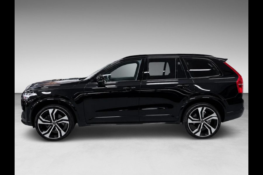 Volvo XC90 2.0 T8 Recharge R-DESIGN 7P BLACK-LINE 22'' L-RANGE LEDER/H-UP/M+KOELING-STOELEN/360CAM/ADAPT-CRUISE///