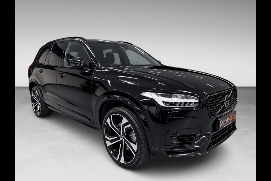 Volvo XC90 2.0 T8 Recharge R-DESIGN 7P BLACK-LINE 22'' L-RANGE LEDER/H-UP/M+KOELING-STOELEN/360CAM/ADAPT-CRUISE///